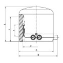 Electric boiled blind FRIATEC 50, PN16