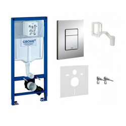 Eelseinaga WC-raam GROHE Rapid SL 5 in 1 kroomitud võtmega