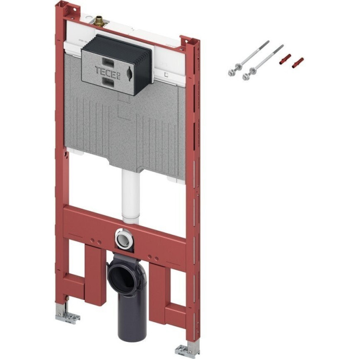 Seina sisse paigaldatav WC-raam kinnitustega TECEprofil 8 cm paksune, 9300500