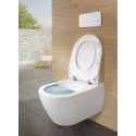 Piekaramā tualete VILLEROY & BOCH Subway 2.0 Direct Flush WC ar SlimSeat vāku, White Alpin, 5614R201