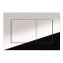 Flush plate TECEnow chrome-plated, shiny