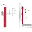 Potinkinis pisuaro rėmas TECEprofil 112 cm, 9320008