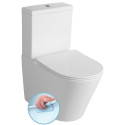 Built-in unit SAPHO Paco Rimless with SLIM slow-descending lid