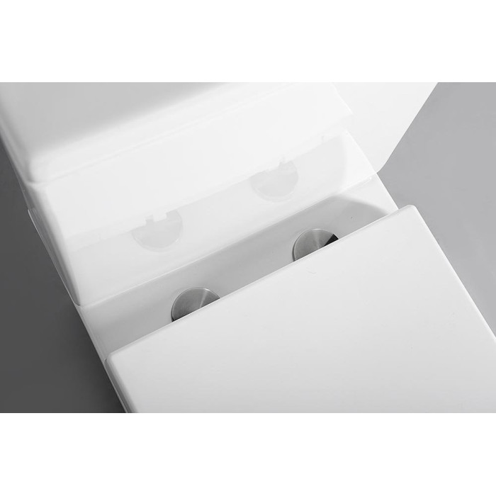 Sisseehitatud seade SAPHO Paco Rimless SLIM aeglaselt laskuva kaanega