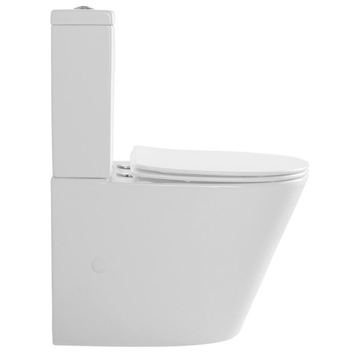 Iebūvēta ierīce SAPHO Paco Rimless ar SLIM lēni dilstošu vāku