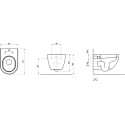 Rippuv WC Pot RAVAK Uni Chrome RimOff