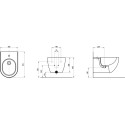 Hanging bidet RAVAK Uni Chrome