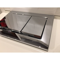 Flush plate TECEbase, chrome-plated, shiny