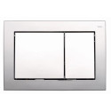 Flush plate TECEbase, chrome plate, matte