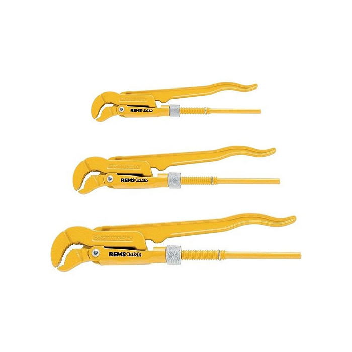 Tubular pliers kits REMS Catch S 1"" + S 1 1/2"" + S 2""