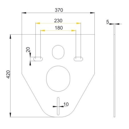 Waterproofing noise suppression gasket ALCAPLAST M91