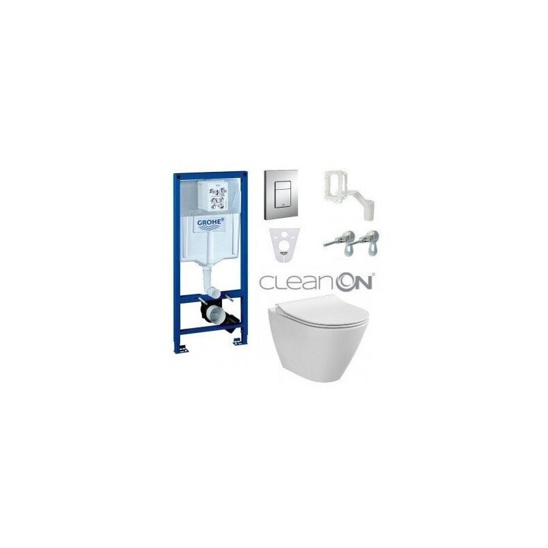 Potinkinis unitazo rėmas GROHE Rapid SL 5 in 1 + pakabinamas unitazas ...