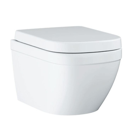 Priekšsienas rāmis ir piekārts WC komplekts GROHE Euro Ceramic Solido 5 in 1, 39536000