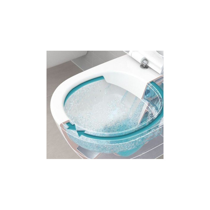 Hanging toilet VILLEROY & BOCH Avento DirectFlush with softclosing cover, 5656RS01