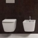 Подвесная кастрюля для унитаза GLOBO с технологией Rimless и тонкой медленно движущейся крышкой