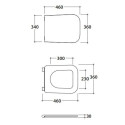 Подвесная кастрюля для унитаза GLOBO с технологией Rimless и тонкой медленно движущейся крышкой
