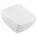 Rippuv WC pott VILLEROY & BOCH Venticello DirectFlush õhukese (õhukese) aeglaselt liikuva kaanega