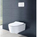Piekāršana WC Pot VILLEROY & BOCH Venticello DirectFlush ar plānu (plānu) lēni kustīgu vāku