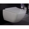 Rippuv WC pott VILLEROY & BOCH Venticello DirectFlush õhukese (õhukese) aeglaselt liikuva kaanega