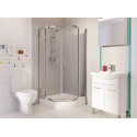 Built-in toilet CERSANIT Parva Clean On with a slowly descending lid