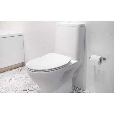 Built-in toilet CERSANIT Moduo Clean On with a slowly descending lid
