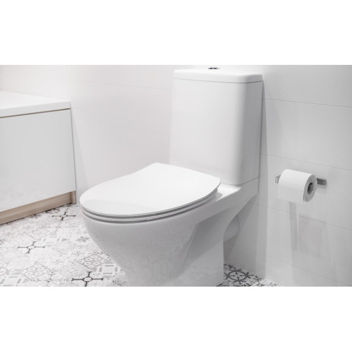 Iebūvēta tualete CERSANIT Moduo Clean On ar lēni dilstošu vāku