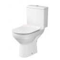 Built-in toilet CERSANIT City Clean On with a slowly descending SLIM cover