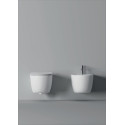 Peatatud WC ALICE CERAMICA Unica Rimless 50 x 35 cm Slim Slow suletava kaanega