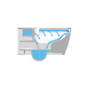 Rippuv WC DURAVIT DuraStyle Rimless aeglaselt liikuva kaanega