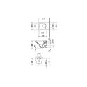 Rippuv WC DURAVIT DuraStyle Rimless aeglaselt liikuva kaanega