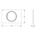 Lohaka klaasiga tasapinnaline paneel MEPAzero 230 x 157 mm