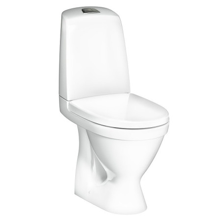 Iebūvēta tualete GUSTAVSBERG Nautic 1510 C+ Higiēnisks Flush ar mīkstu ciešu vāku