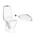 Built-in toilet GUSTAVSBERG Nautic 1510 C+ Hygienic Flush with soft close cover