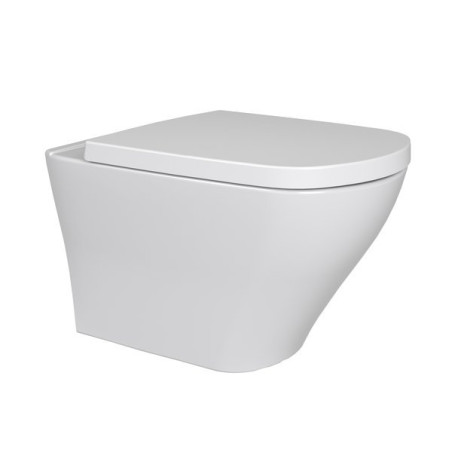 Pakabinamas WC puodas RAVAK Classic RimOff su dangčiu Classic soft close