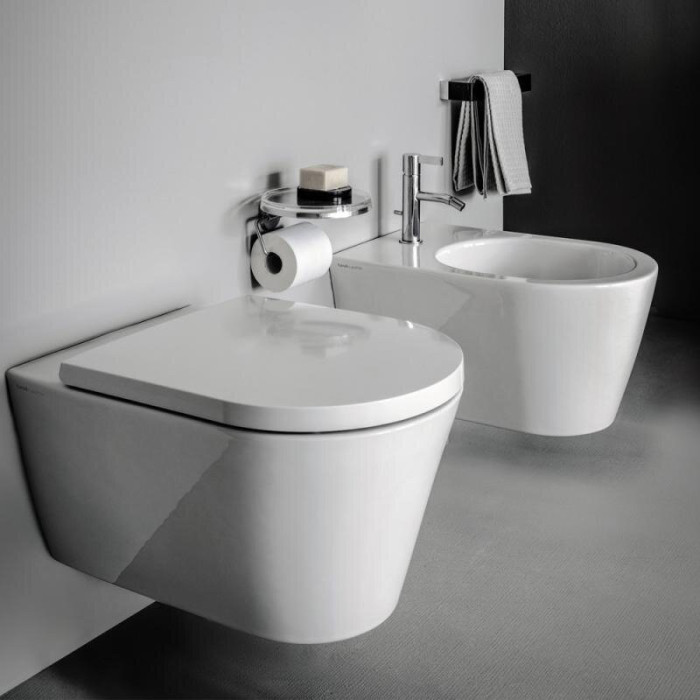 Подвесной унитаз Kartell от LAUFEN Rimless с крышкой SoftClose