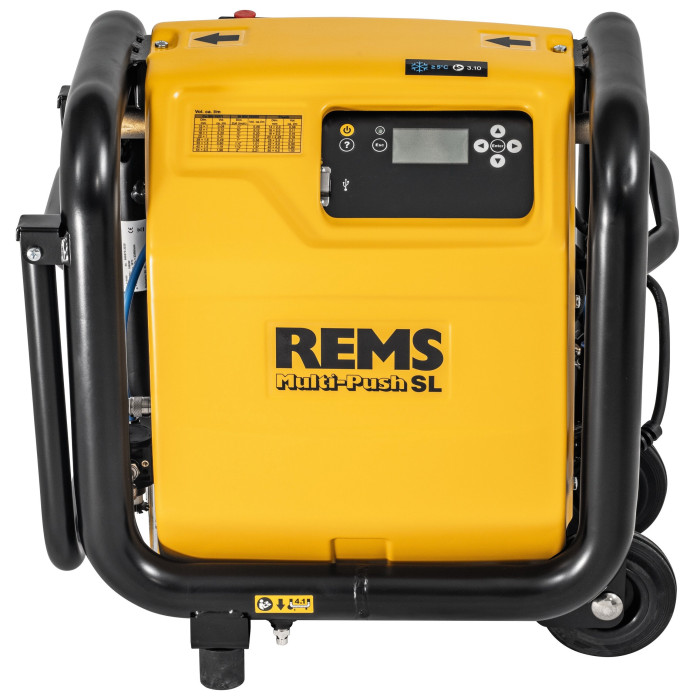 Elektroninis plovimo ir slėgio tikrinimo blokas su bealyviu compressoriumi REMS Multi-Push