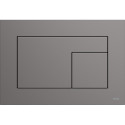 Flush plate TECEvelvet, Grigio Londra / Anthracite