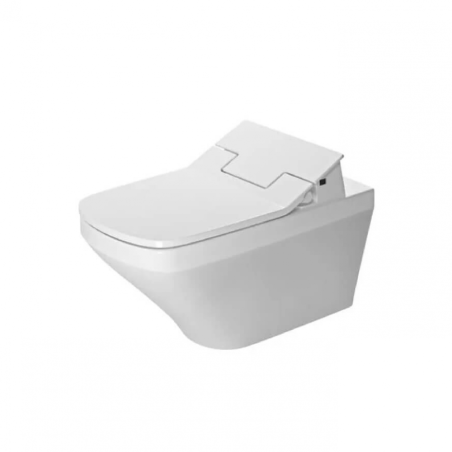 Peatatud WC bideefunktsiooniga DURAVIT WC DuraStyle Rimless SensoWash, Durafix, kaanega Slim SC, valge;