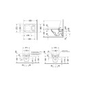 Peatatud WC bideefunktsiooniga DURAVIT WC DuraStyle Rimless SensoWash, Durafix, kaanega Slim SC, valge;