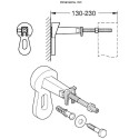 Seinast sisse WC raam GROHE Rapid SLX (nutika tualeti ühendamise võimalusega), (2 in 1) 39596000 + 3855800M