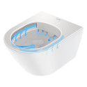 Piekaramā tualete DURAVIT D-Neo Rimless ar mīkstu tuvu vāku