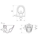 Подвесное биде CERSANIT city oval