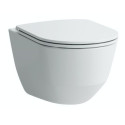 Seina sisse paigaldatav WC-raam LAUFEN 4 in 1, must-matt + rippuv WC LAUFEN Pro Rimless SLIM Slowclose kaanega