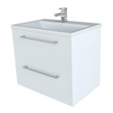 Apatinė spintelė su praustuv(2 stalčiai) KAMĖ Scandic 61 cm, balta