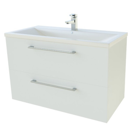 Apatinė spintelė su praustuv(2 stalčiai) KAMĖ Scandic 81 cm, balta