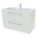 Apatinė spintelė su praustuv(2 stalčiai) KAMĖ Scandic 81 cm, balta