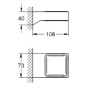 Фиксатор для достария-мыльницы GROHE Selection Cube