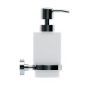 Holder with liquid soap dispensers (hairy glass) RAVAK Chrome