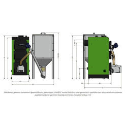 Pellet boiler KAMEN Pellet Plus 25 kW