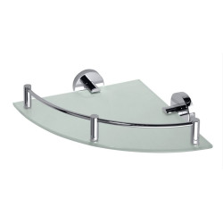 Corner glass shelf with curbs BEMETA Omega